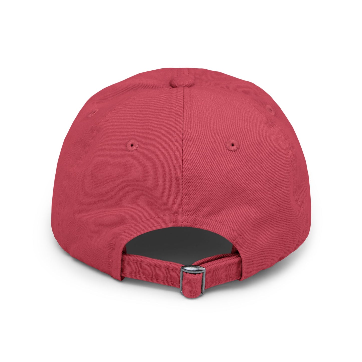 "Good Job" Distressed Cap with Whimsical Alien Design